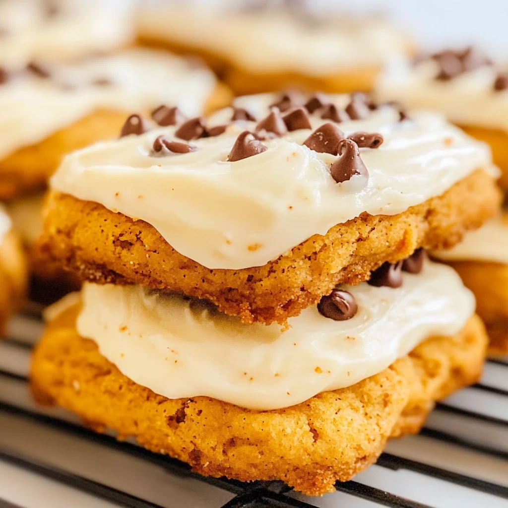 Copycat Crumbl Pumpkin Cake Cookies