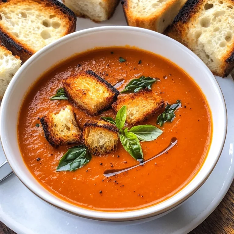 Copycat Panera Tomato Soup Recipe