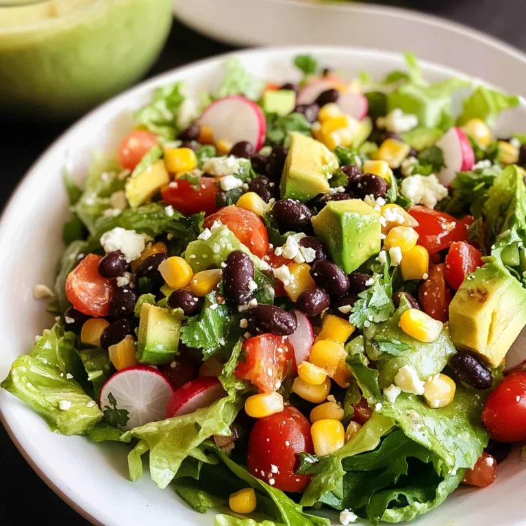 Mexican Chopped Salad with Honey-Lime Dressing