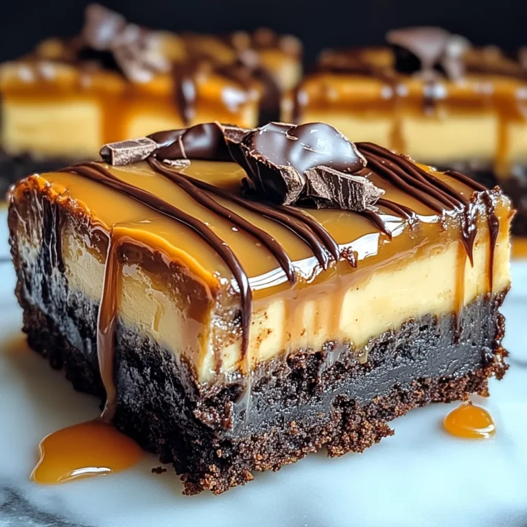Milky Way Caramel Cheesecake Brownies