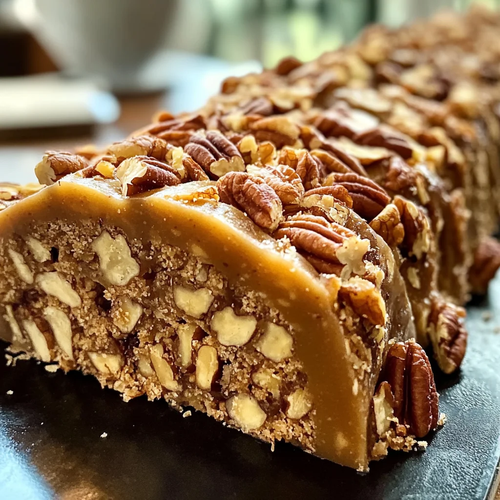 Nana’s 3-Ingredient Pecan Log