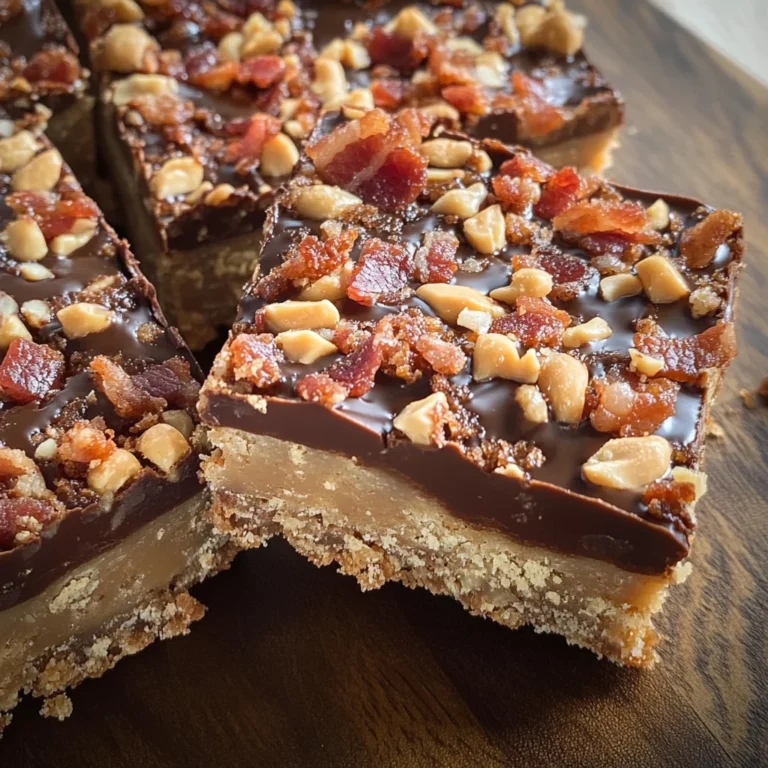 Peanut Butter-Turkey Bacon Bars