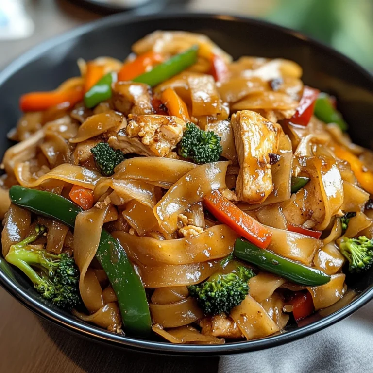 Street Style Thai Drunken Noodles