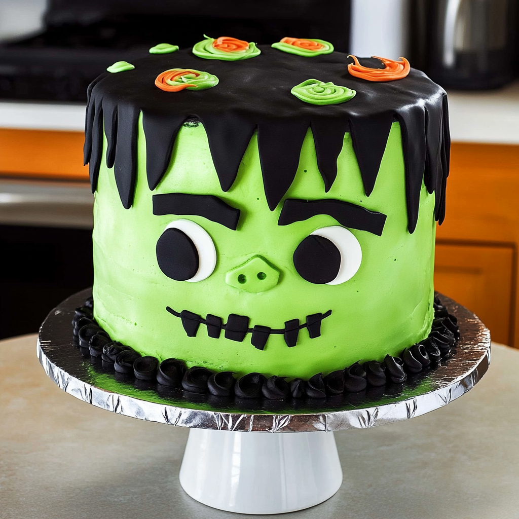 Frankenstein Cake