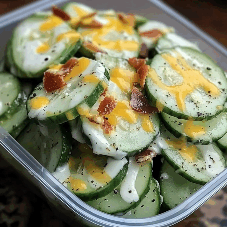 Quick and Flavorful Cucumber Snack