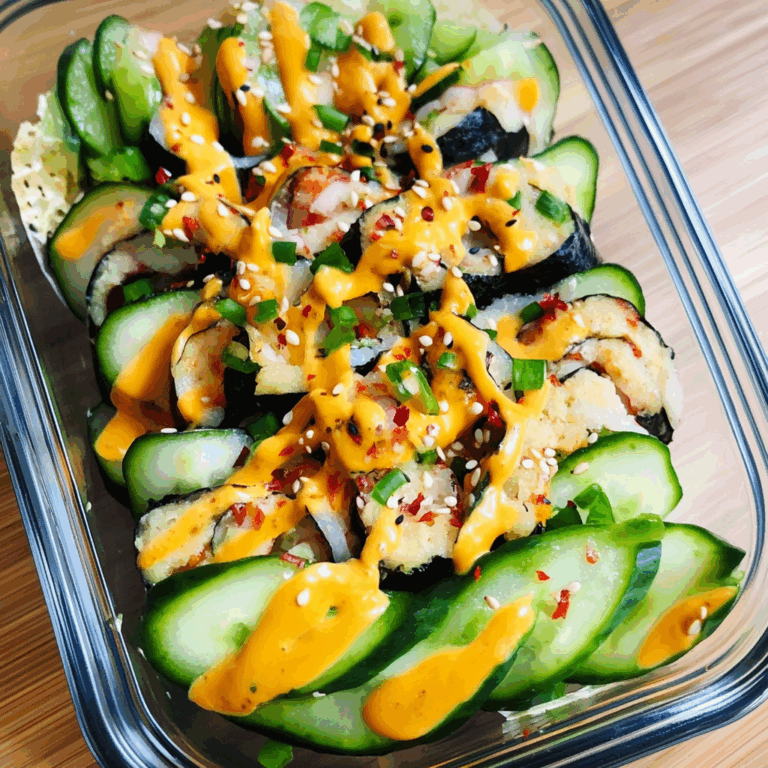 California Roll Cucumber Salad