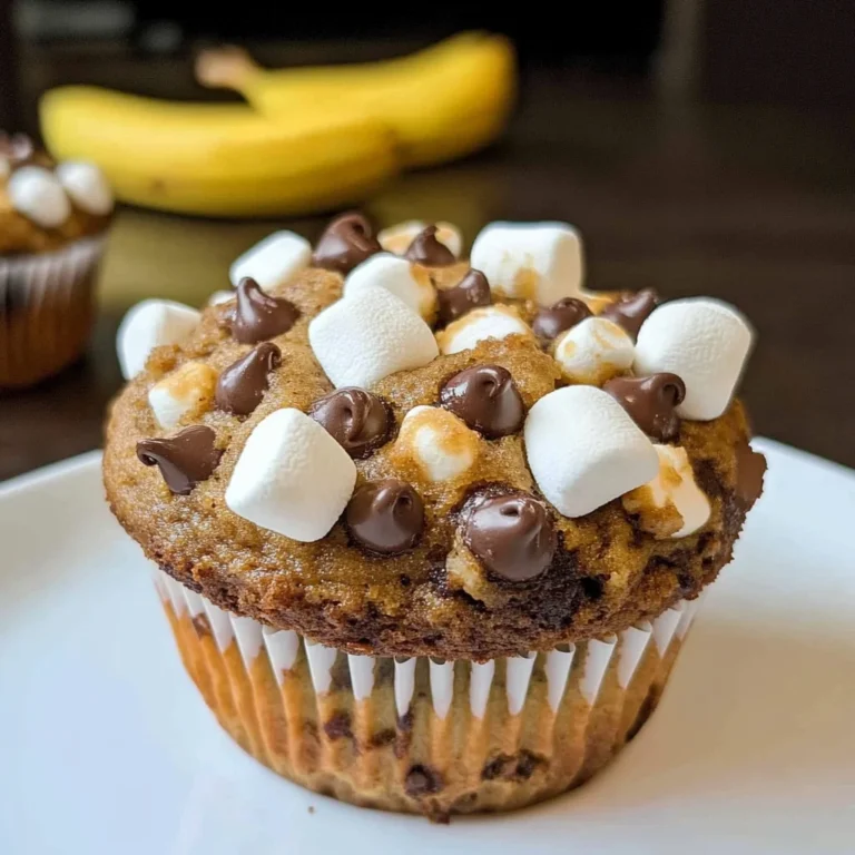 Banana S’mores Muffins