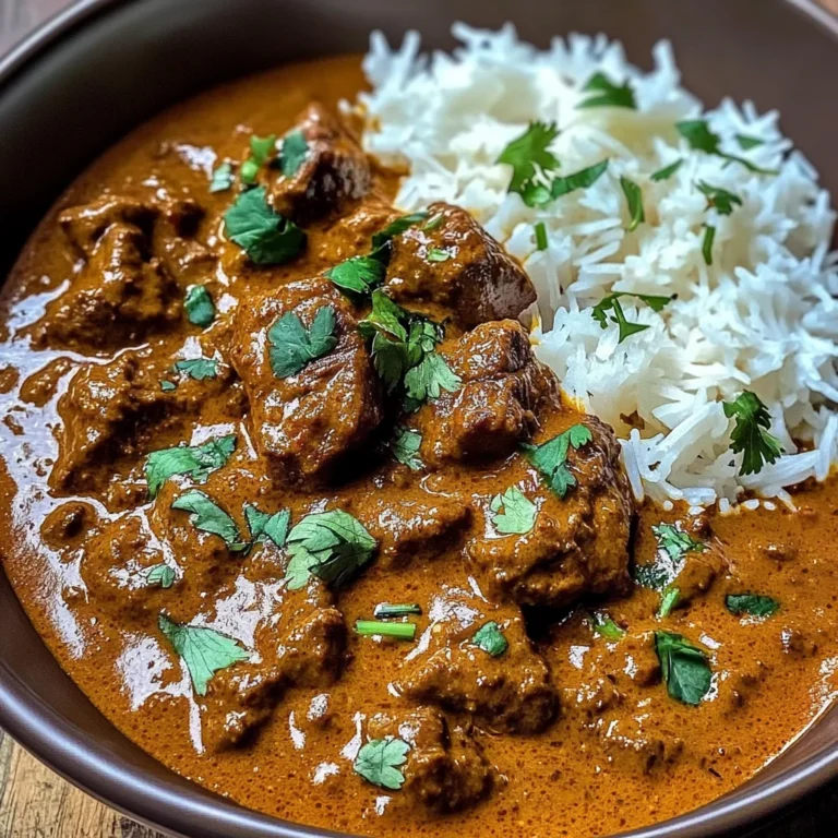 Beef Curry Simmered in Coconut Milk with Fragrant Spices