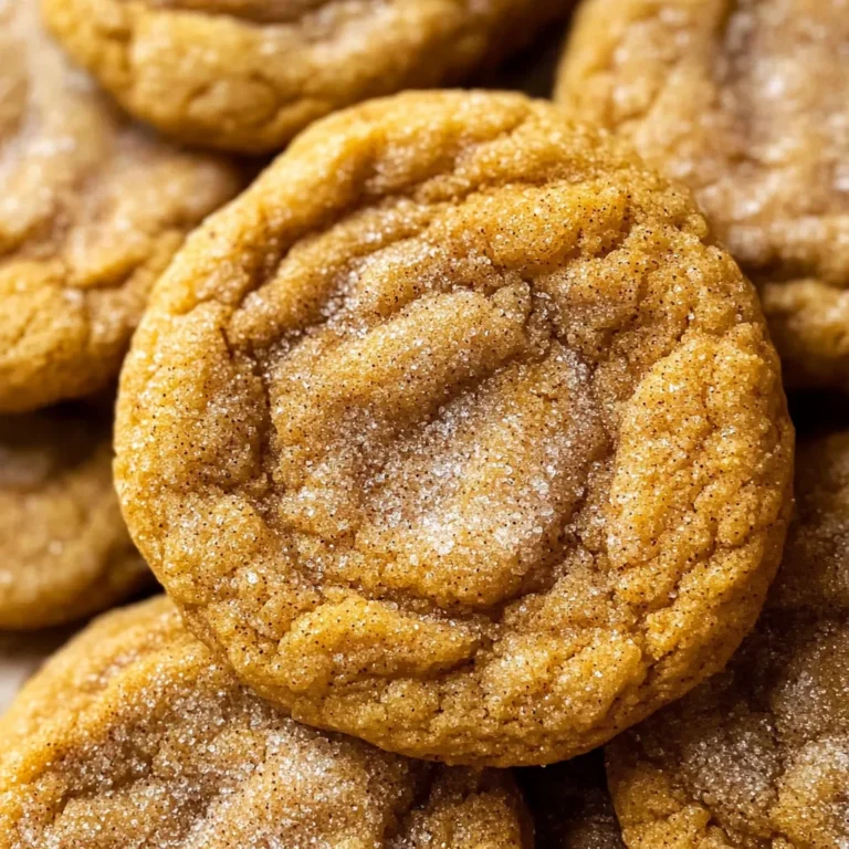 Chewy Pumpkin Snickerdoodle Cookies