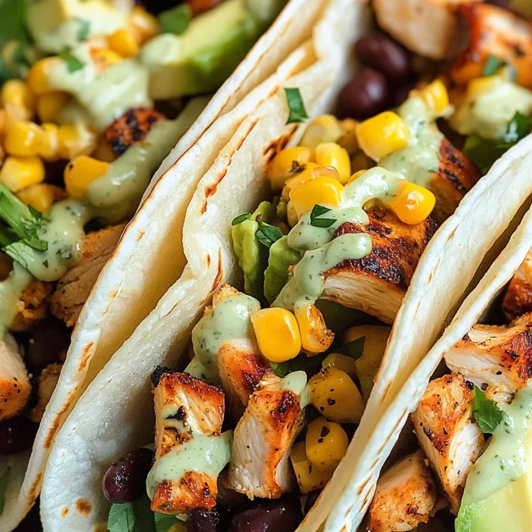 Chili Lime Chicken Tacos Recipe