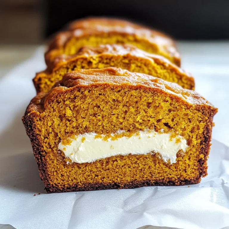 Cream Cheese-Filled Pumpkin Bread