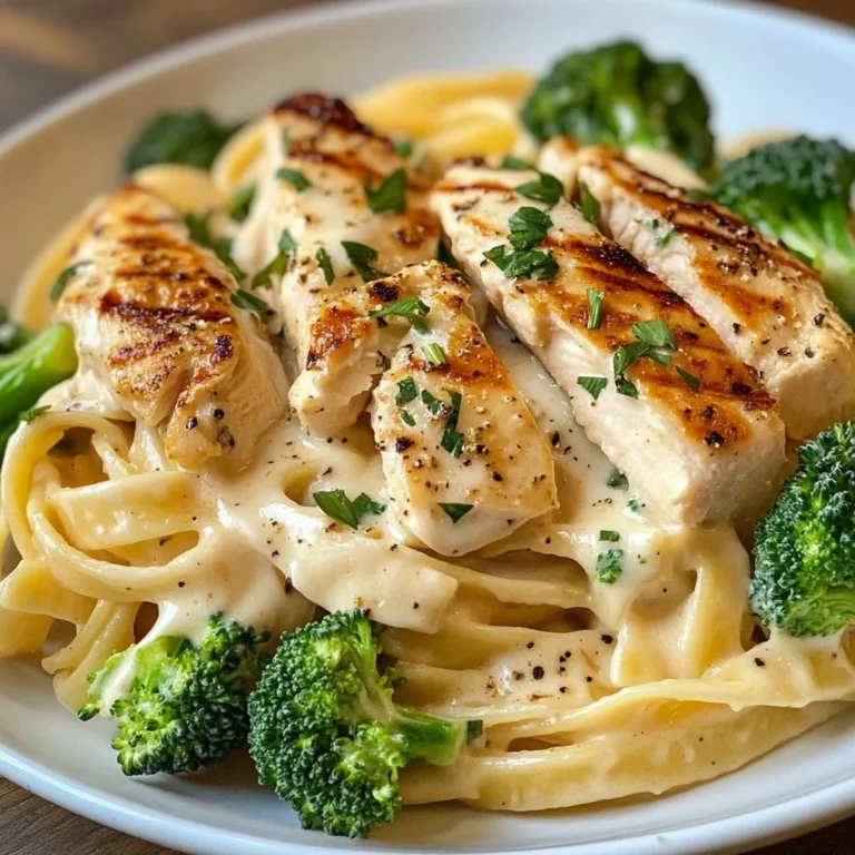 Creamy Chicken Alfredo with Broccoli