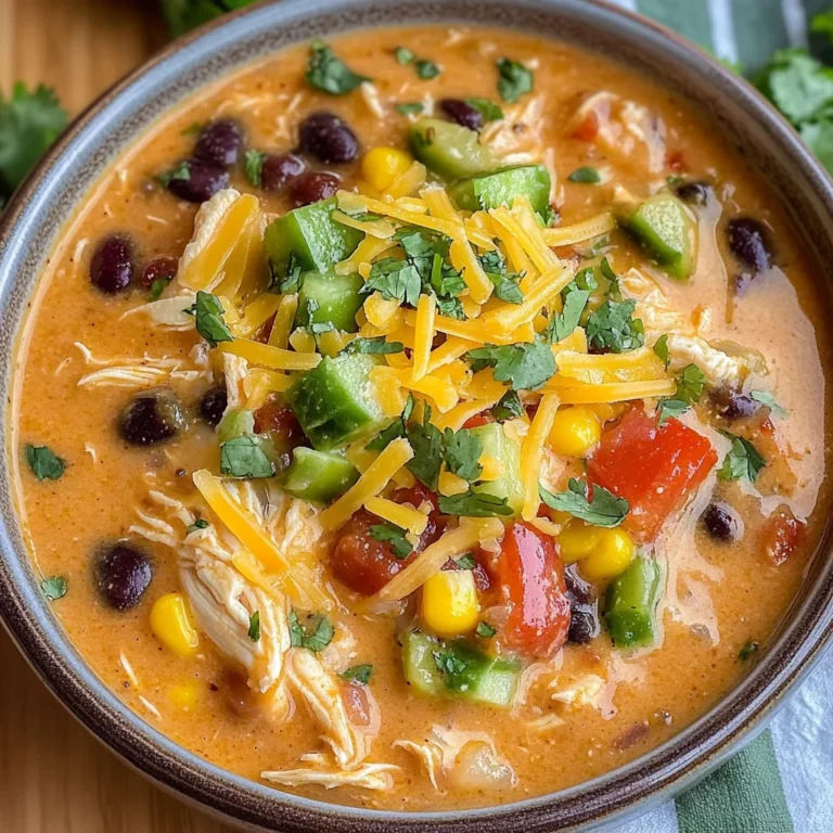 Creamy Chicken Enchilada Soup