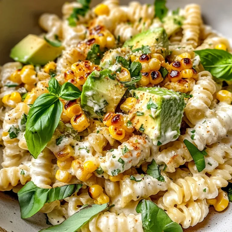 Creamy Street Corn Pasta Salad