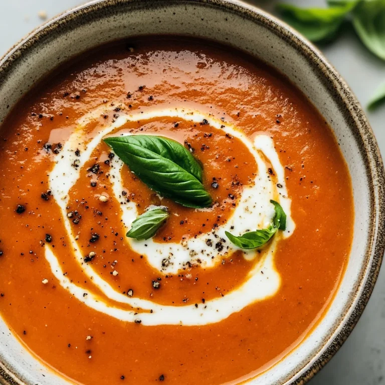 Creamy Tomato Basil Soup