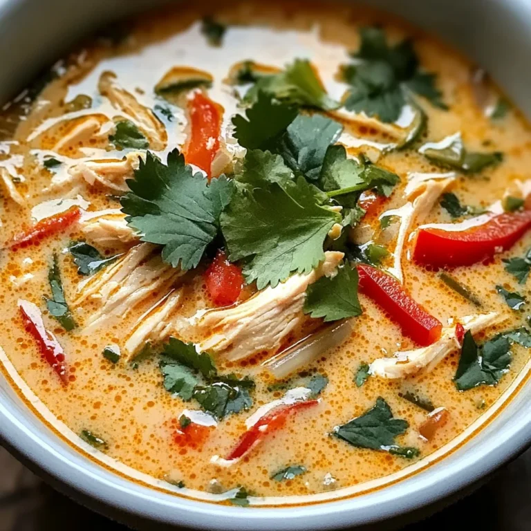 Easy Thai Coconut Chicken Soup