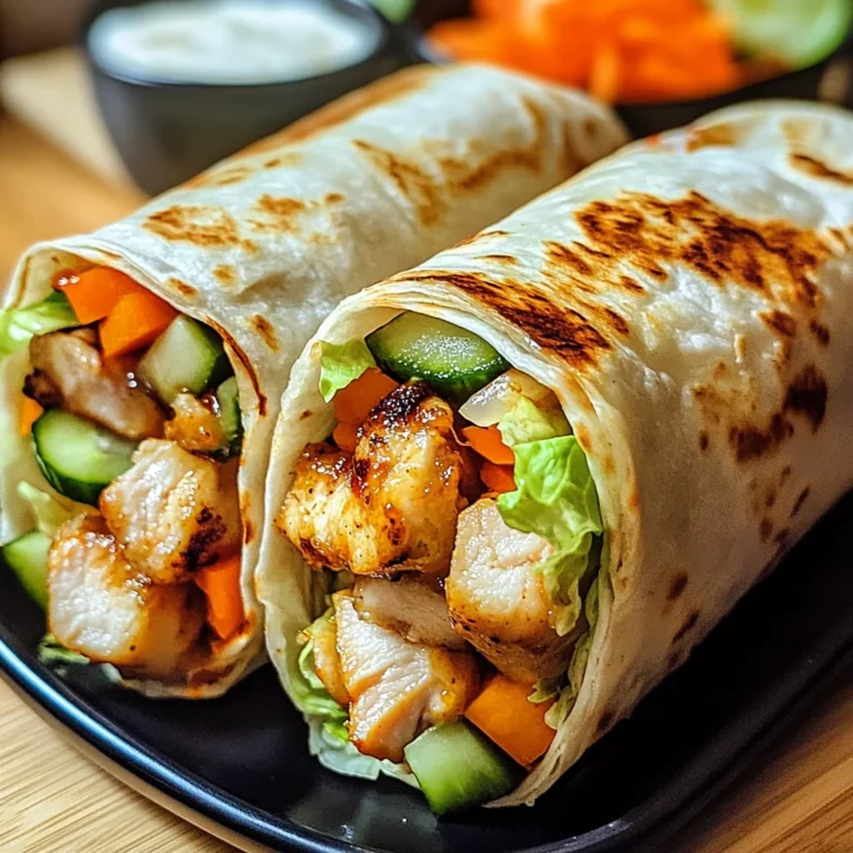 Firecracker Chicken Wraps