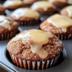 Glazed Gingerbread Muffins