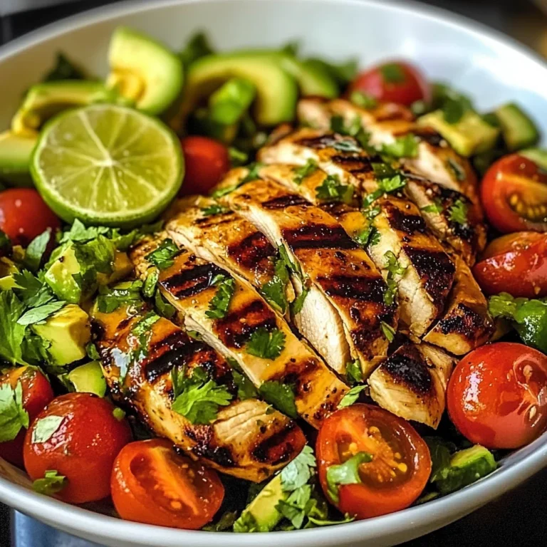 Grilled Chicken Avocado Salad