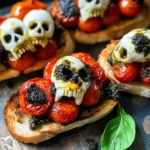 Halloween Bruschetta Appetizer