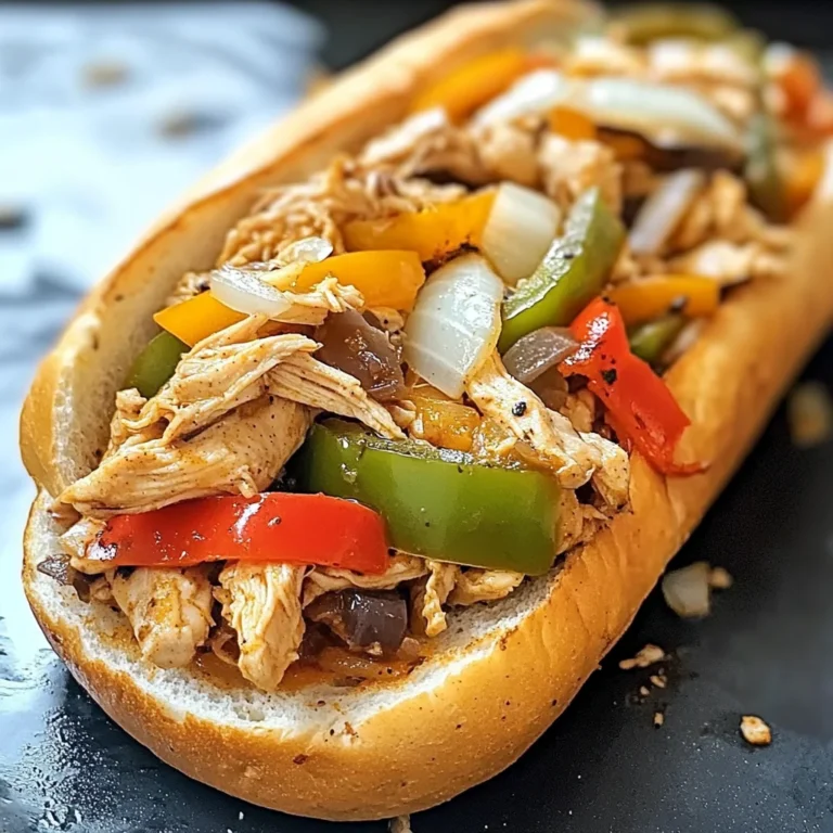 Healthy Crockpot Chicken Philly Cheesesteak Recipe