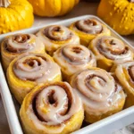 Homemade Pumpkin Chai Cinnamon Rolls