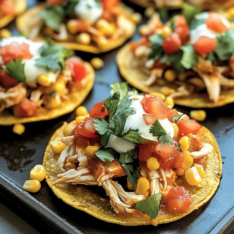 Mexican Rotisserie Chicken Tostadas