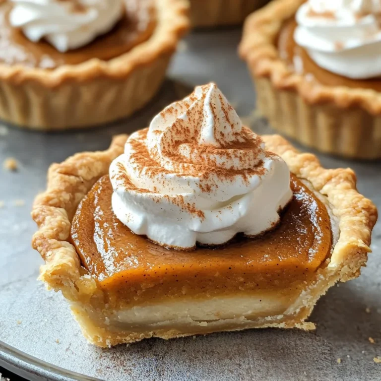 Mini Pumpkin Pies
