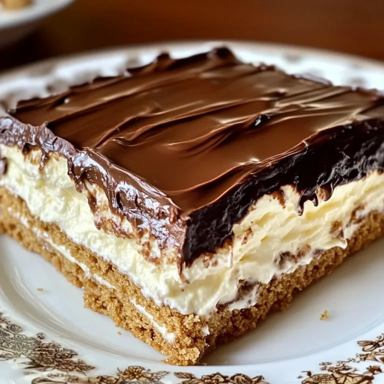 No-Bake Eclair Cake