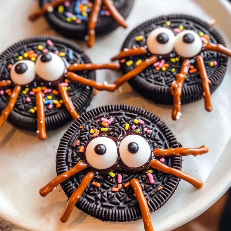 Oreo Spider Halloween Cookies