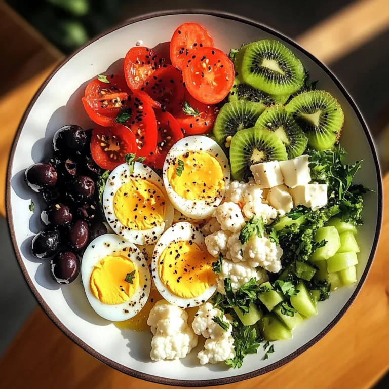 Rainbow Breakfast Plate