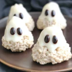 Rice Krispie Treat Ghosts