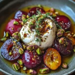 Roasted Plum and Burrata Salad