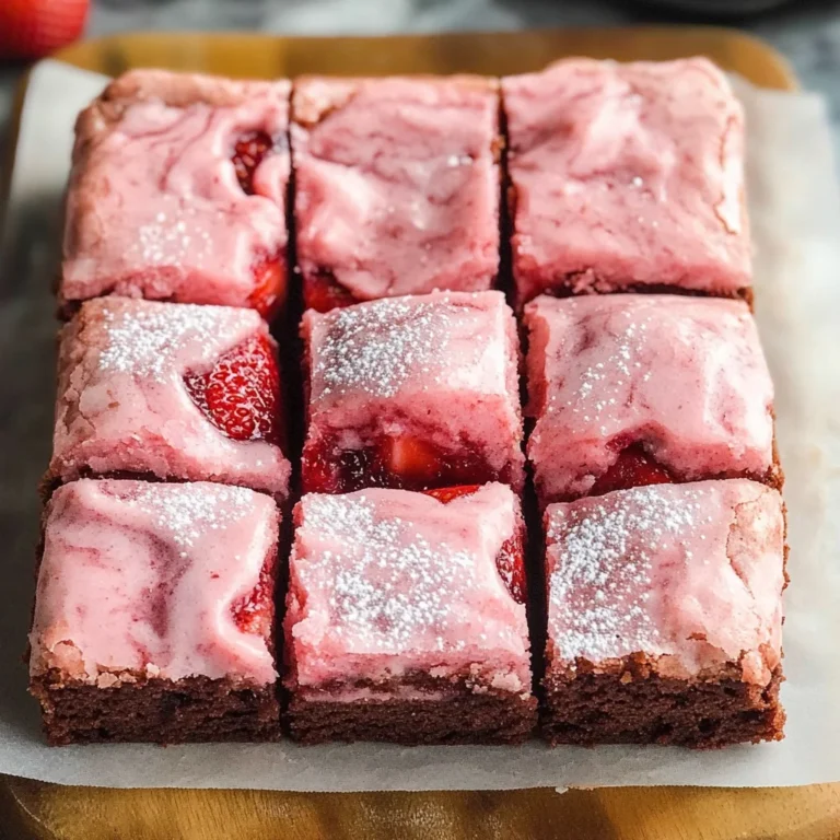 Strawberry Brownies
