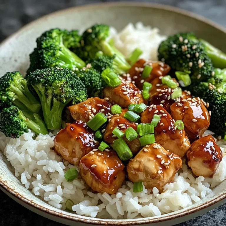 Teriyaki Chicken Bowl with Broccoli & Rice