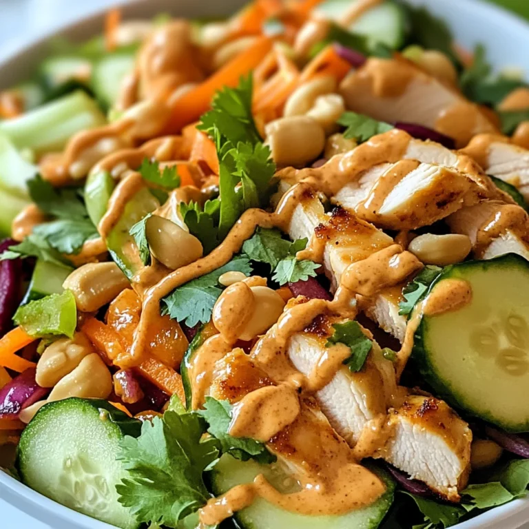 Thai Peanut Chicken Salad