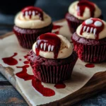 Vampire Bite Halloween Cupcakes: A Spooky Delight with a Deliciously Sinister Twist