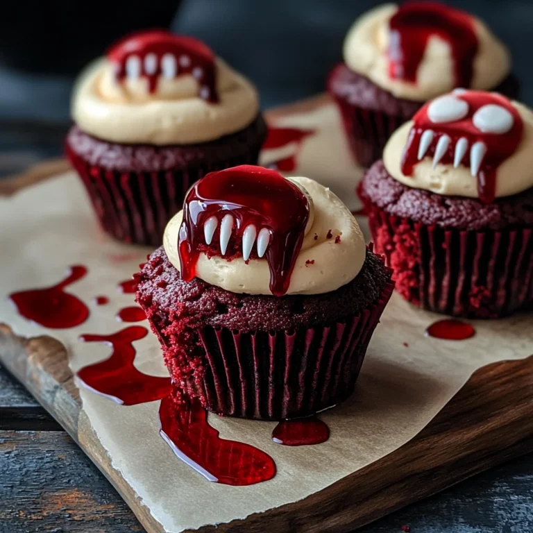 Vampire Bite Halloween Cupcakes: A Spooky Delight with a Deliciously Sinister Twist