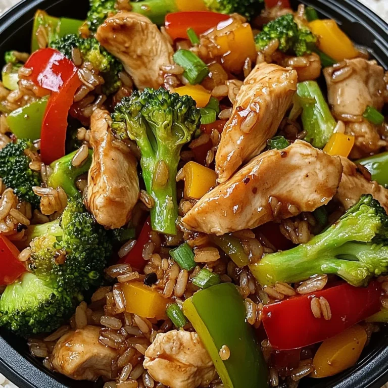 Wild Rice Chicken Stir-Fry with Fresh Veggies