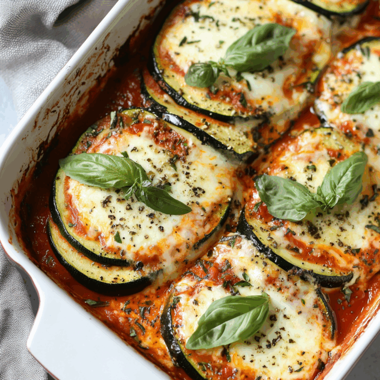 Zucchini Ricotta Melts with Marinara