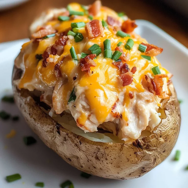 Crack Chicken Stuffed Baked Potatoes