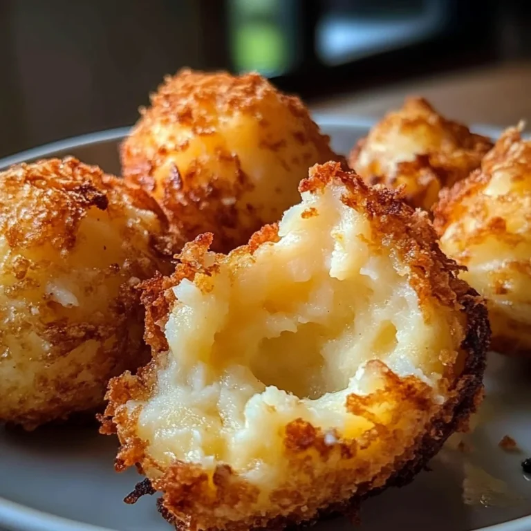 Crispy Mashed Potato Cheese Puffs