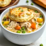Easy Slow Cooker Chicken Pot Pie