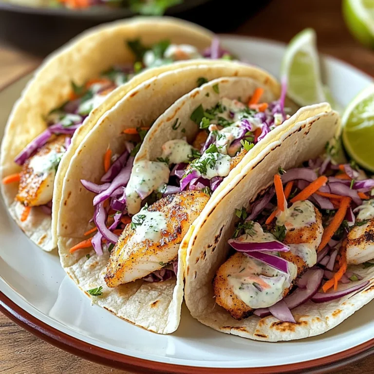 Fish Tacos Lime Crema: The Ultimate Recipe for Flavor