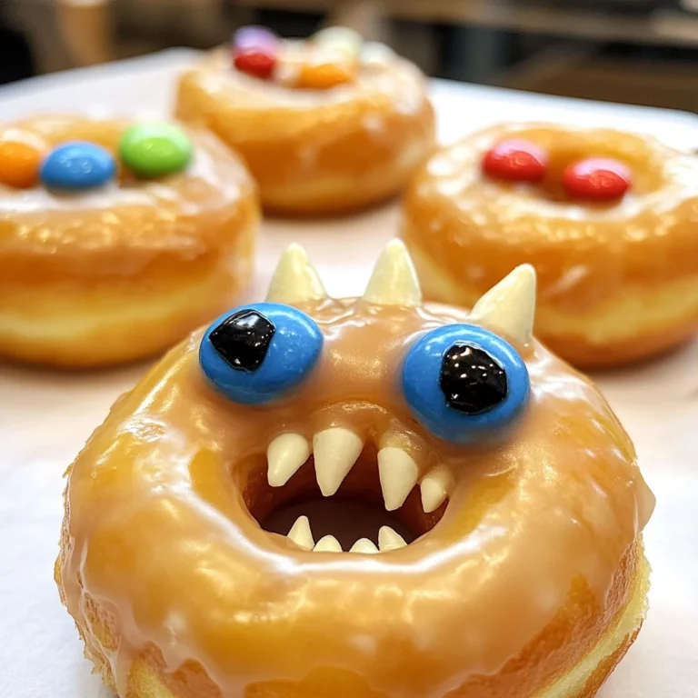 Halloween Monster Donuts