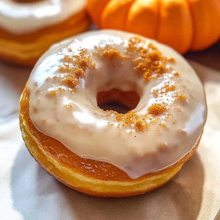 Maple Glazed Pumpkin Donuts