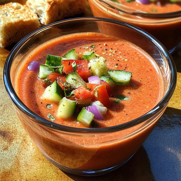Spanish gazpacho recipe